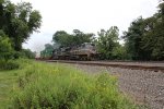 NS Monongahela heritage unit takes train 294 East past MP 116